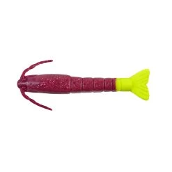 Berkley Gulp Shrimp -go fishing Berkley Gulp Shrimp Cajun Purple Chartreuse