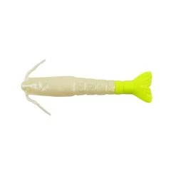 Berkley Gulp Shrimp -go fishing Berkley Gulp Shrimp Pearl White Chartreuse
