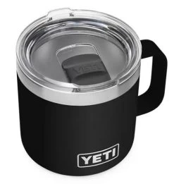Yeti Rambler 14oz Mug -go fishing Black 2 1
