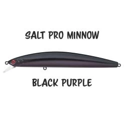 Daiwa Salt Pro Minnow -go fishing Daiwa Salt Pro Minnow 34 Black Purple