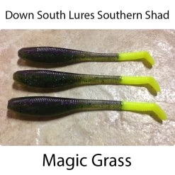 Down South Southern Shad Lures -go fishing Down South Lures Southern Shad Magic Grass
