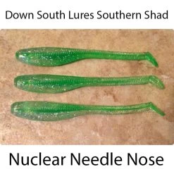 Down South Southern Shad Lures -go fishing Down South Lures Southern Shad Nuclear Needle Nose