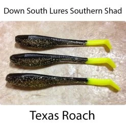 Down South Southern Shad Lures -go fishing Down South Lures Southern Shad Texas Roach