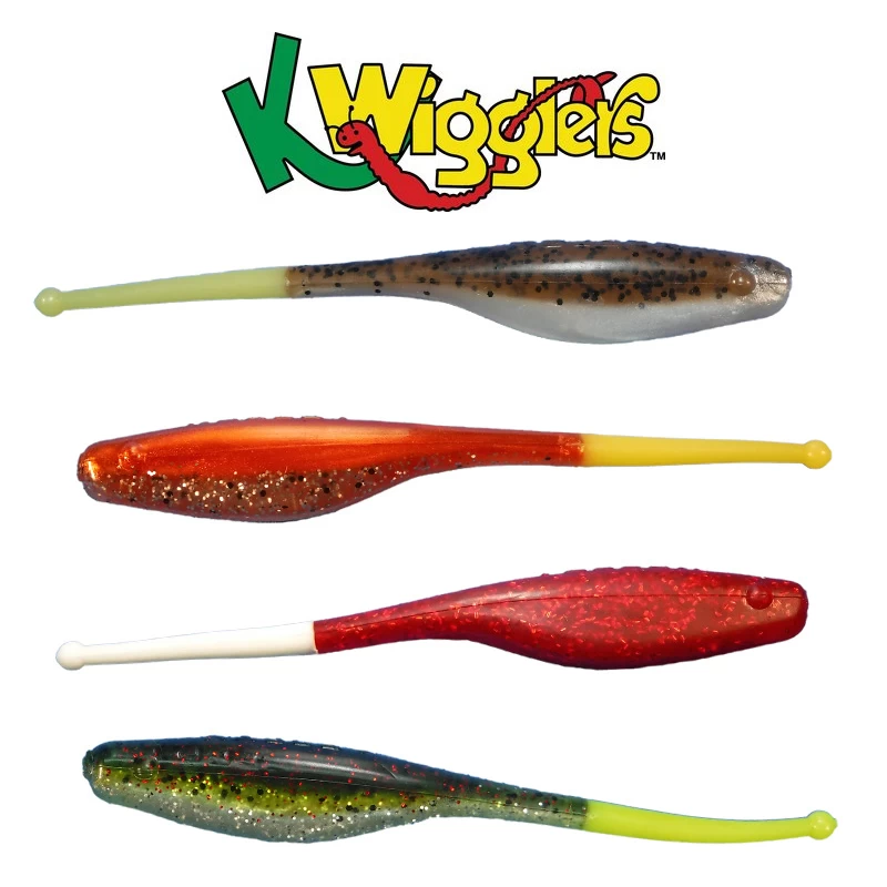 KWigglers Ball Tail Shad 3 KWigglers Ball Tail Shad
