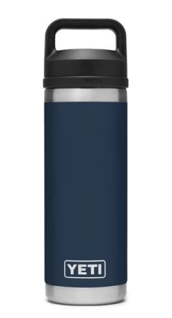Yeti Rambler 18oz Bottle W/Chug Cap -go fishing Navy 1 1