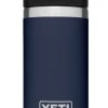 Yeti Rambler 12oz Bottle W/Hotshot Cap -go fishing Navy