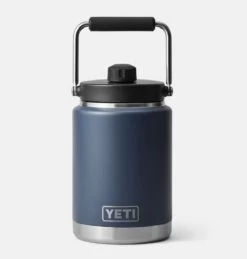 Yeti Rambler Half Gallow Jug -go fishing Navy 6
