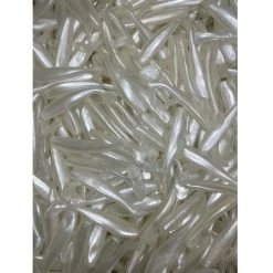 KWigglers 4″ Paddle Tail -go fishing Pearl 1