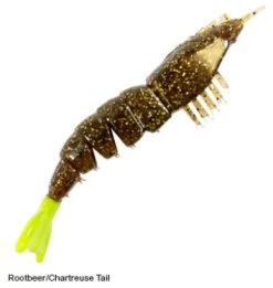 ZMan Unrigged EZ Shrimpz 14 ZMan Unrigged EZ Shrimpz -go fishing RootbeerCT