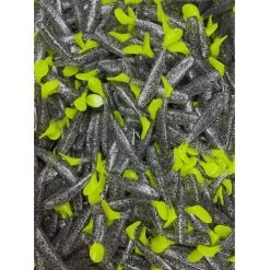 KWigglers 4″ Paddle Tail -go fishing SaltPepperCH 1