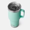 Yeti Rambler 30oz Travel Mug W/Stronghold Lid -go fishing Seafoam 10