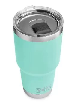 Yeti Rambler 30oz Tumbler W/Magslider Lid -go fishing Seafoam 5 1