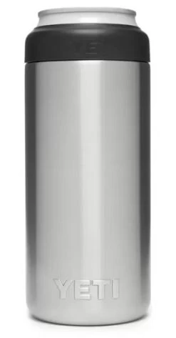 Yeti Rambler 12oz Colster Slim Can Insulator -go fishing Stainless 4 1