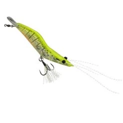 Unfair Lures Rattlin’ Shrimp -go fishing Unfair Lures Pauls Rattlin Shrimp 02 Natural Chartreuse
