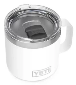 Yeti Rambler 10oz Mug -go fishing White 11