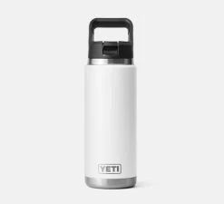 Yeti Rambler 26oz Bottle W/Chug Cap -go fishing White 6 1