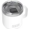 Yeti Rambler 14oz Mug -go fishing White 6