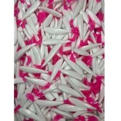 KWigglers 4″ Paddle Tail -go fishing WhiteHot